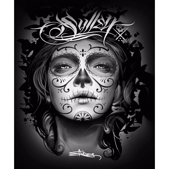 Sullen Art Collective My Love Sullen Signature Queen Blanket Black