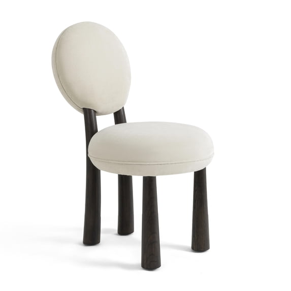 Sulley Cream Chenille Dining Chair