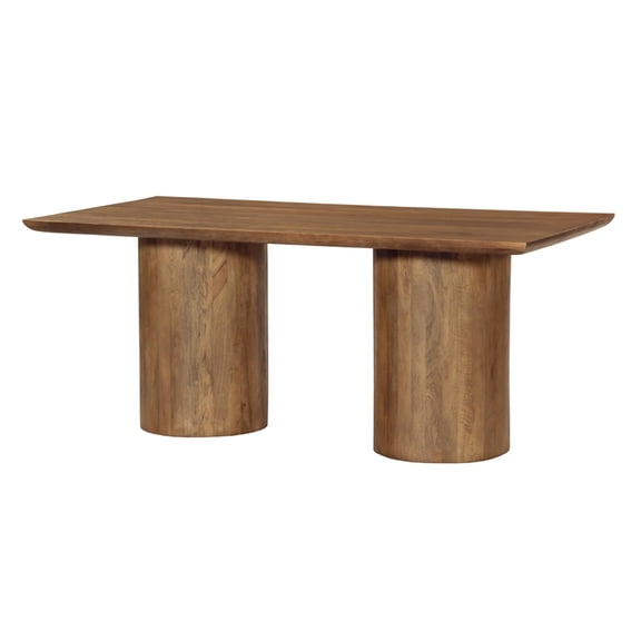 Sullivan 72'' Rectangular Dining Table in Spice Tan Finish on Solid Wood