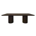 thumbnail image 1 of Sullivan 96" Solid Wood Rectangular Dining Table in Dark Brown Finish, 1 of 5