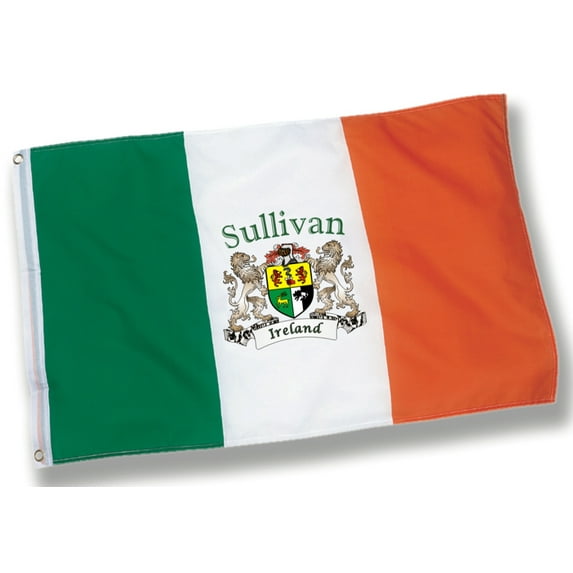 Sullivan Irish Coat of Arms Ireland Flag - 3'x5' foot.