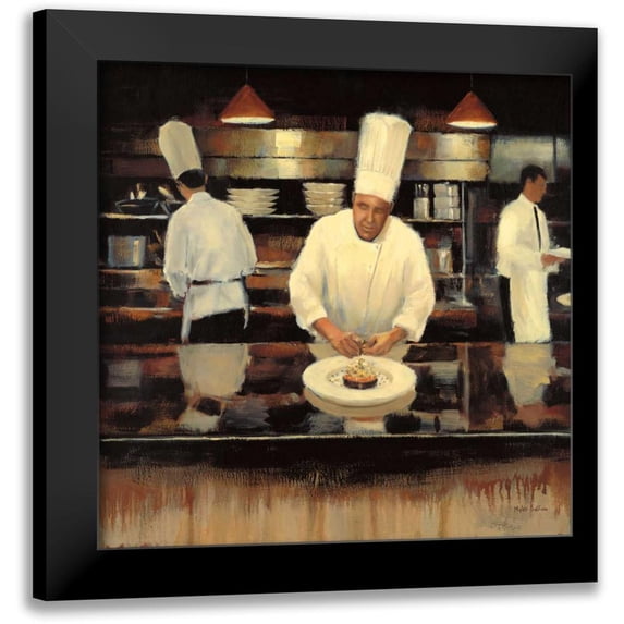 Sullivan, Myles 15x15 Black Modern Framed Museum Art Print Titled - Brasserie Cuisine