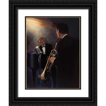 Sullivan, Myles   25x32 Black Ornate Wood Framed with Double Matting Museum Art Print Titled - Rhythm Section
