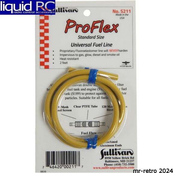 Sullivan Products 2' ProFlex Universal Fuel Line SUL211 Airplane Fuel & Accessories