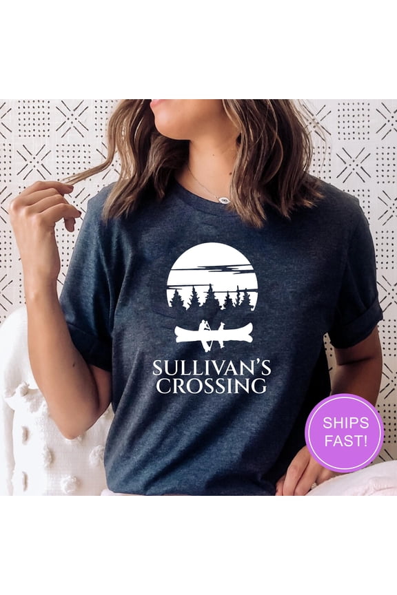Sullivan's Crossing T-Shirt, Team Cal Sully Shirt, Camp Fun Tee, Hiking Nature Shirt, Camping Forest Sunset, Gifts For Camping Lovers, Unisex T-Shirt