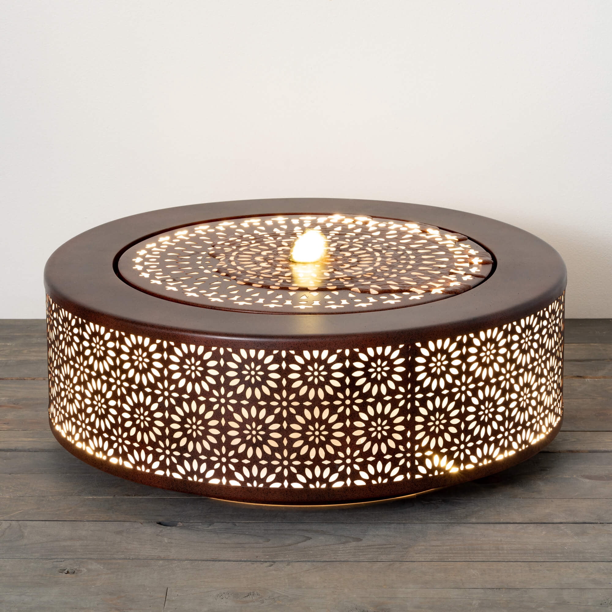 Sullivans 10.5" Large Pierced Copper Fountain, Metal