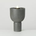 thumbnail image 1 of Sullivans 16" Large Gray Pedestal Fountain, Resin, 1 of 4