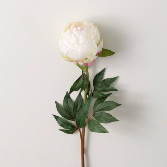 Sullivans 28" Artificial White Peony Spray