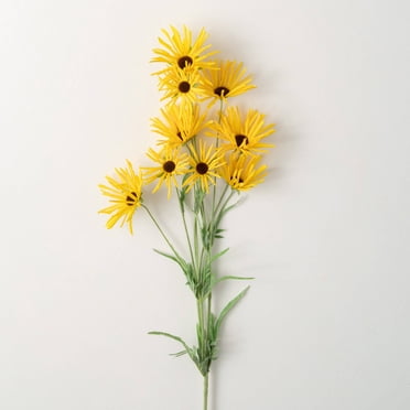 Vickerman FH170703 21 in. Gerbera Daisy Yellow, 6