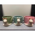 thumbnail image 1 of Sullivans 8083580 16 in. Assorted Color Ceramic Snail Planter, Pack of 3, 1 of 3