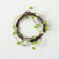 thumbnail image 1 of Sullivans Artificial Berry Curly Twig Wreath 14"H White, 1 of 4