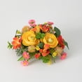 thumbnail image 1 of Sullivans Artificial Blooming Ranunculus Half Orb 8"H Multicolored, 1 of 5