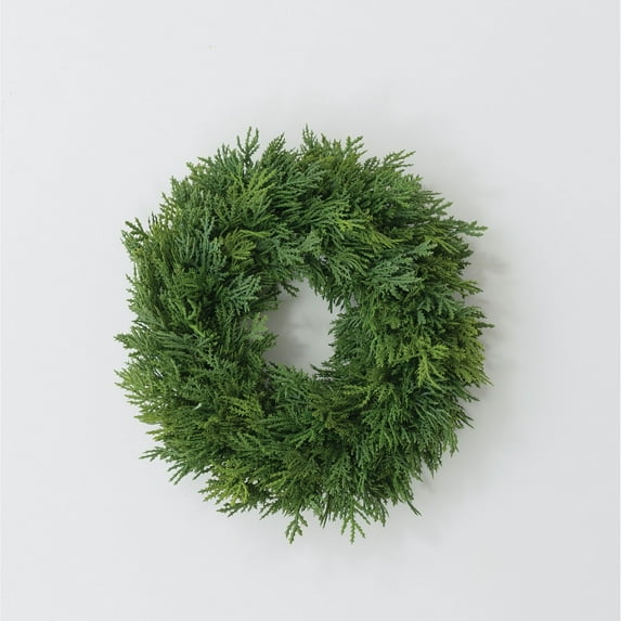 Sullivans Artificial Cedar Wreath 12"H Green