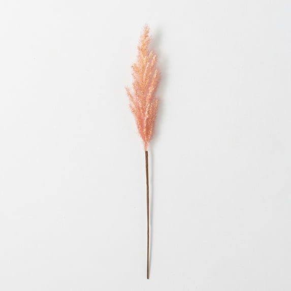 Sullivans Artificial Dried Salmon-Peach Plume 19"H Pink