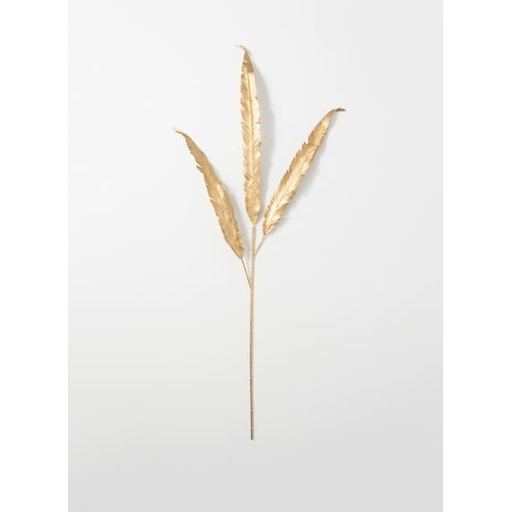 Sullivans Artificial Feather Stem 46"H Gold