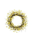 thumbnail image 1 of Sullivans Artificial Forsythia Wreath 22"H Brown, 1 of 4