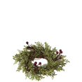 thumbnail image 1 of Sullivans Artificial Mini Leaf with Berries Mini Wreath 6"H Green, 1 of 2