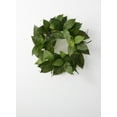 thumbnail image 1 of Sullivans Artificial Salal Leaf Wreath 24"W Green, 1 of 3