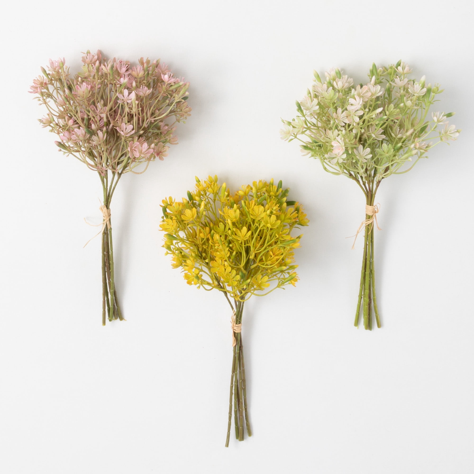 Sullivans Artificial Spring Wildflower Bush Bundles Set of 3, 14"H Multicolored