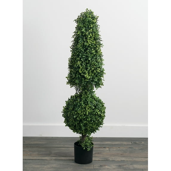 Sullivans Artificial Tall Boxwood Topiary 51"H Green
