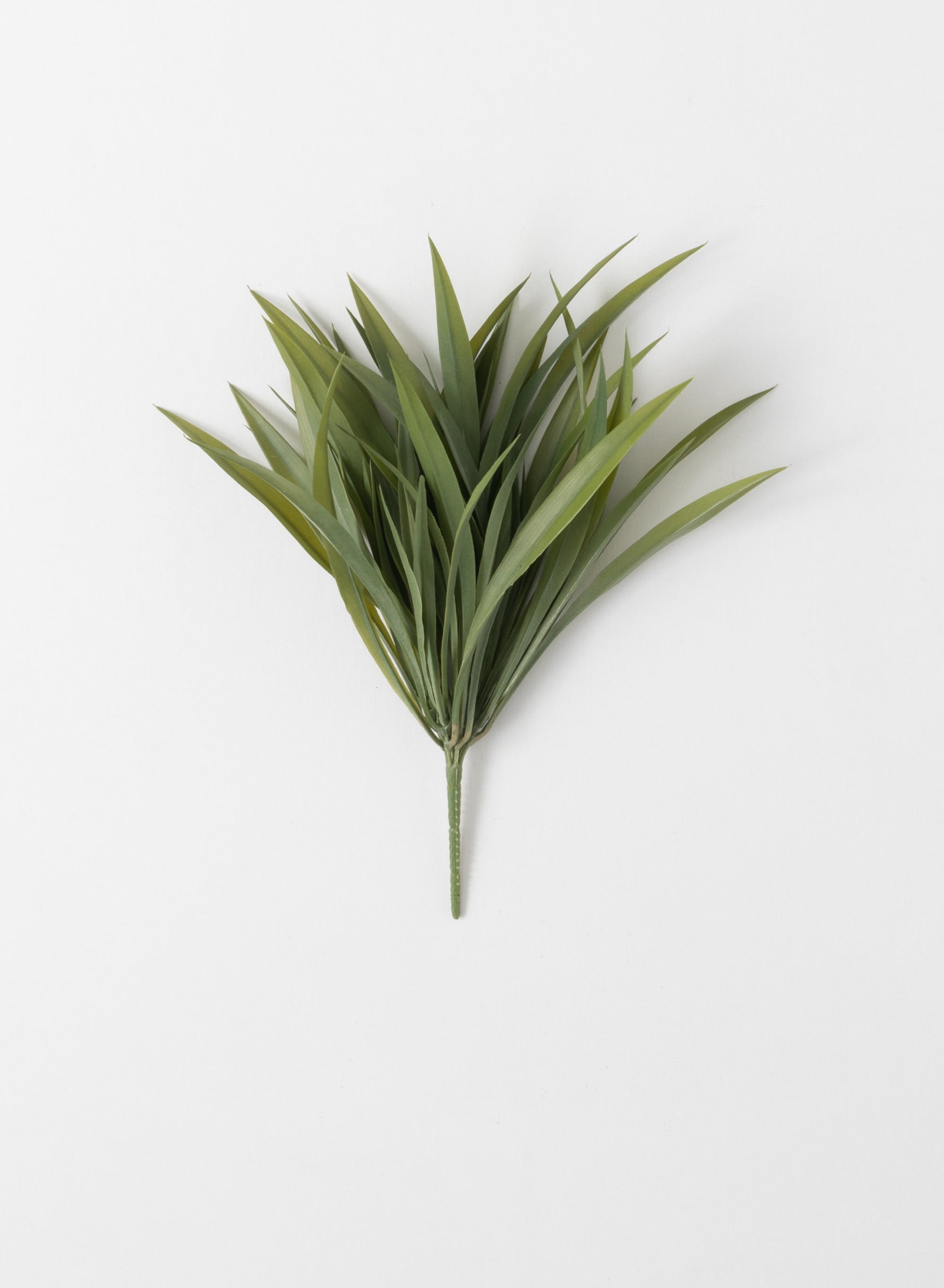 Lush Green 18" Artificial Yucca Bush for Outdoor Decor