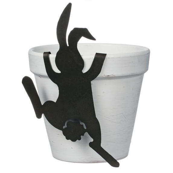 Sullivans Bunny Vase 8"H White