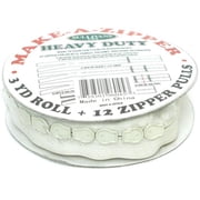 Sullivans Heavy-Duty Make-A-Zipper 3Yd Reel Cream