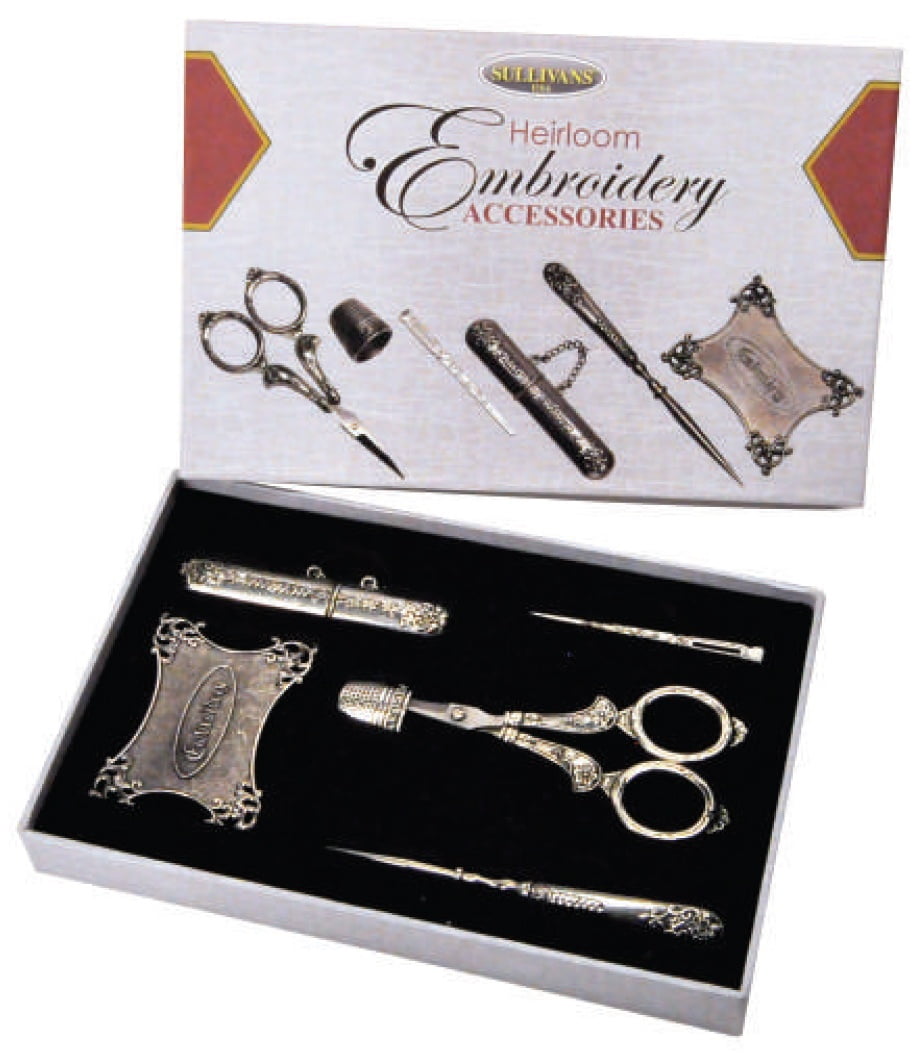 Sullivans Heirloom Embroidery Accessories Box-6pcs