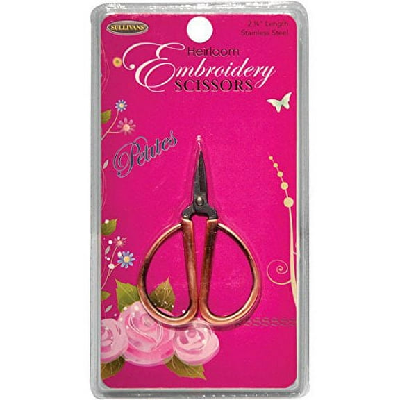 Sullivans Heirloom Petites Embroidery Scissors 2.25"-Copper