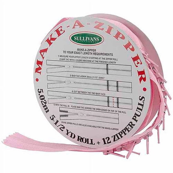 Sullivans Make-A-Zipper Kit, 5-1/2 yds