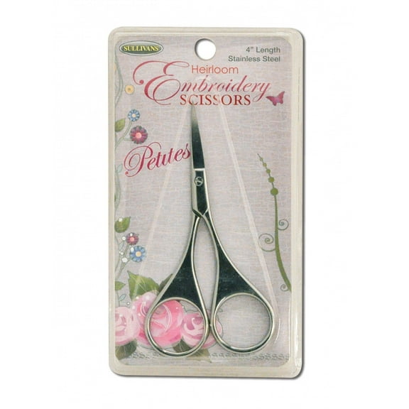 Sullivans Stainless Steel 4 Inch Embroidery Scissors
