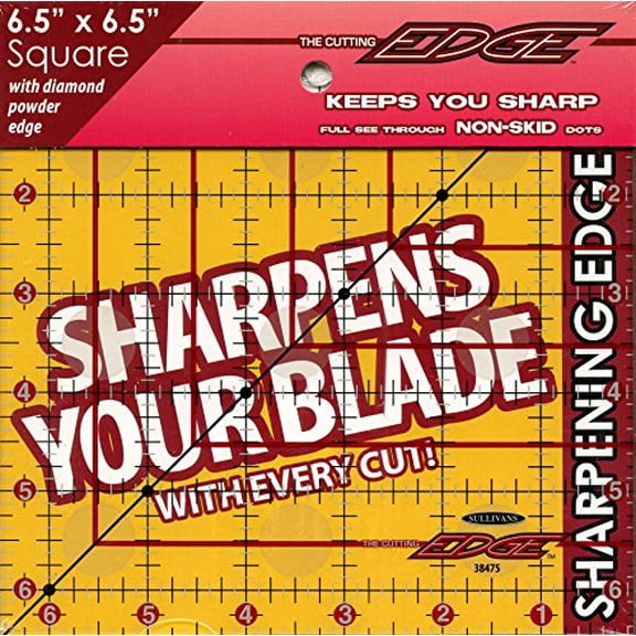 Sullivans The Cutting Edge Clear Ruler-6-1/2""X6-1/2""