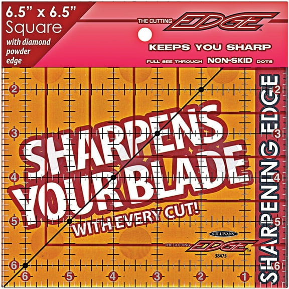 Sullivans The Cutting Edge Clear Ruler-6-1/2""X6-1/2""