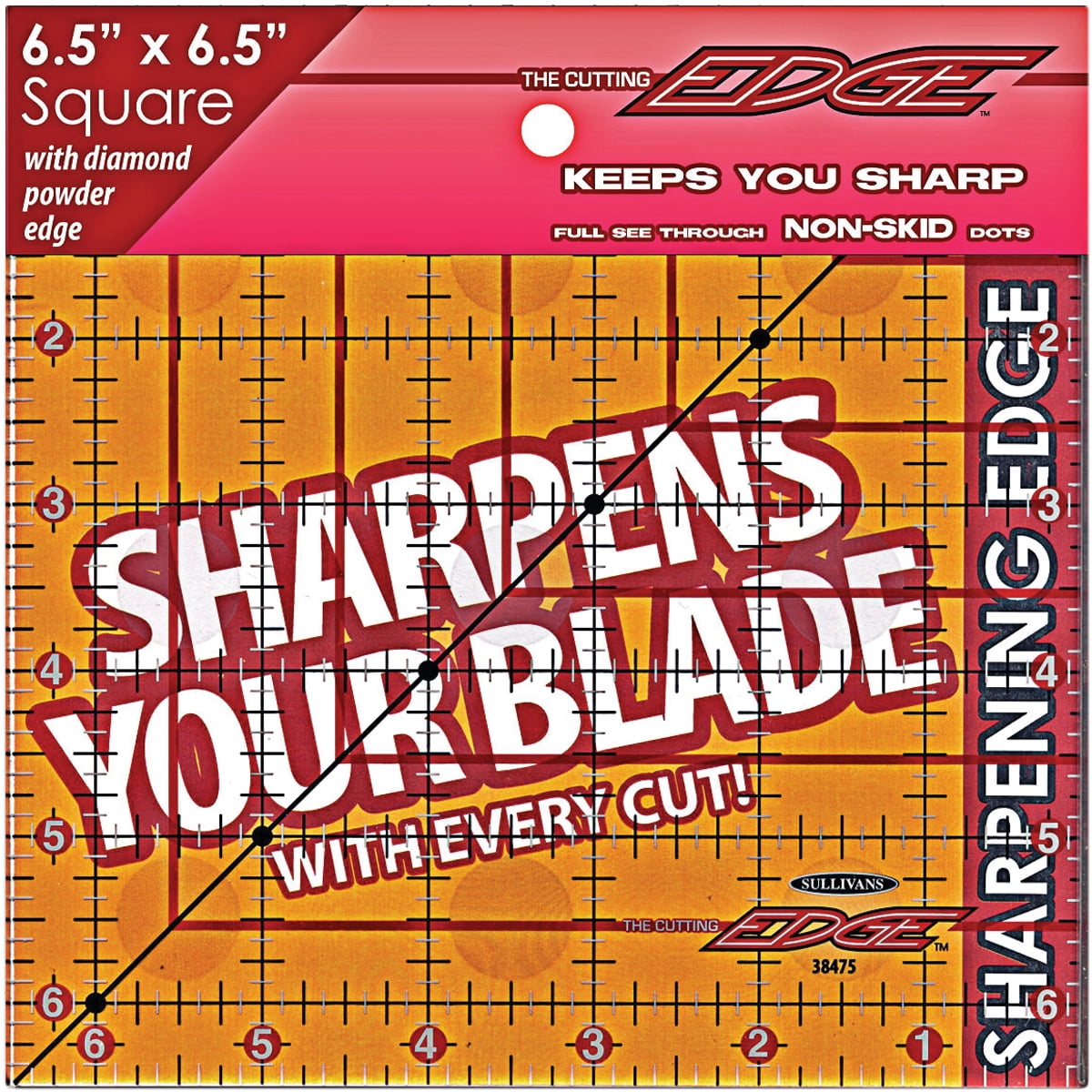 Sullivans The Cutting Edge Clear Ruler 6 1 2 X6 1 2 Walmart sullivans-the-cutting-edge-clear-ruler-6-1-2-x6-1-2-walmart
