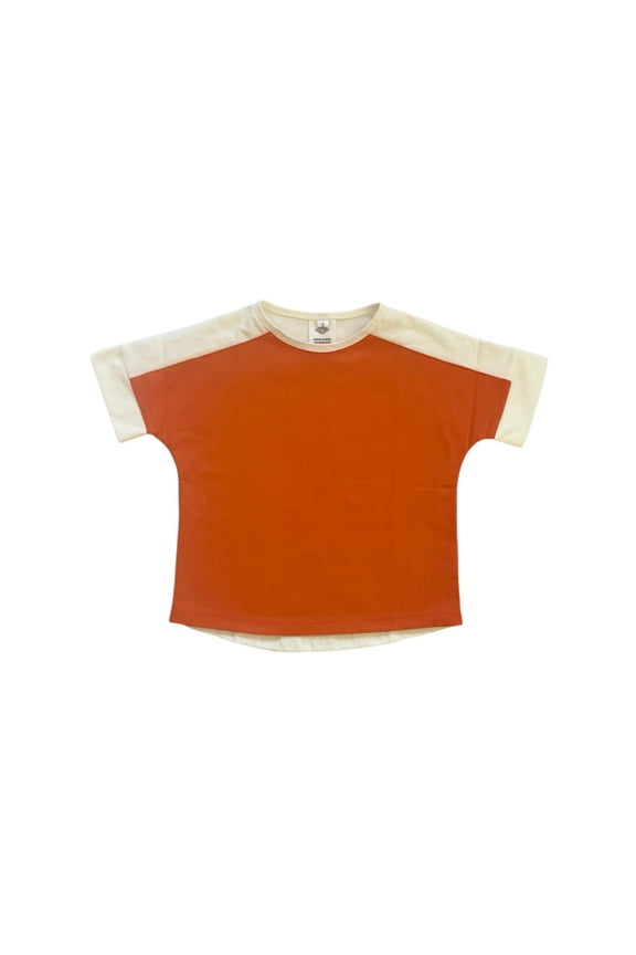 Orange Dream Crew Neck Pullover Short Sleeve T-Shirt, Toddler Size 2T