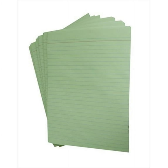 Sulphite Theme Paper With Red Headline And No Margin, 8.5 x 11 In. - White