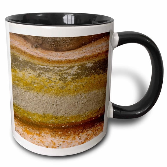 3drose, Sulphur Caldron, Yellowstone Np, Wyoming, Usa - Us51 Pox0125 - Pete Oxford, 11oz Two-tone Black Mug