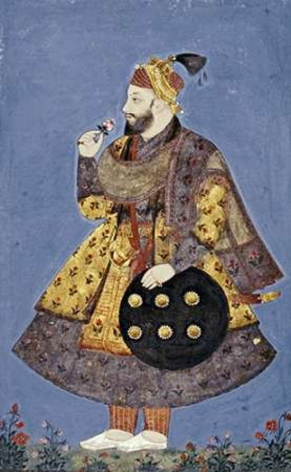 Sultan Abul-Hasan of Golconda Canvas Art - Ustad Murad Bikaner (12 x 18)