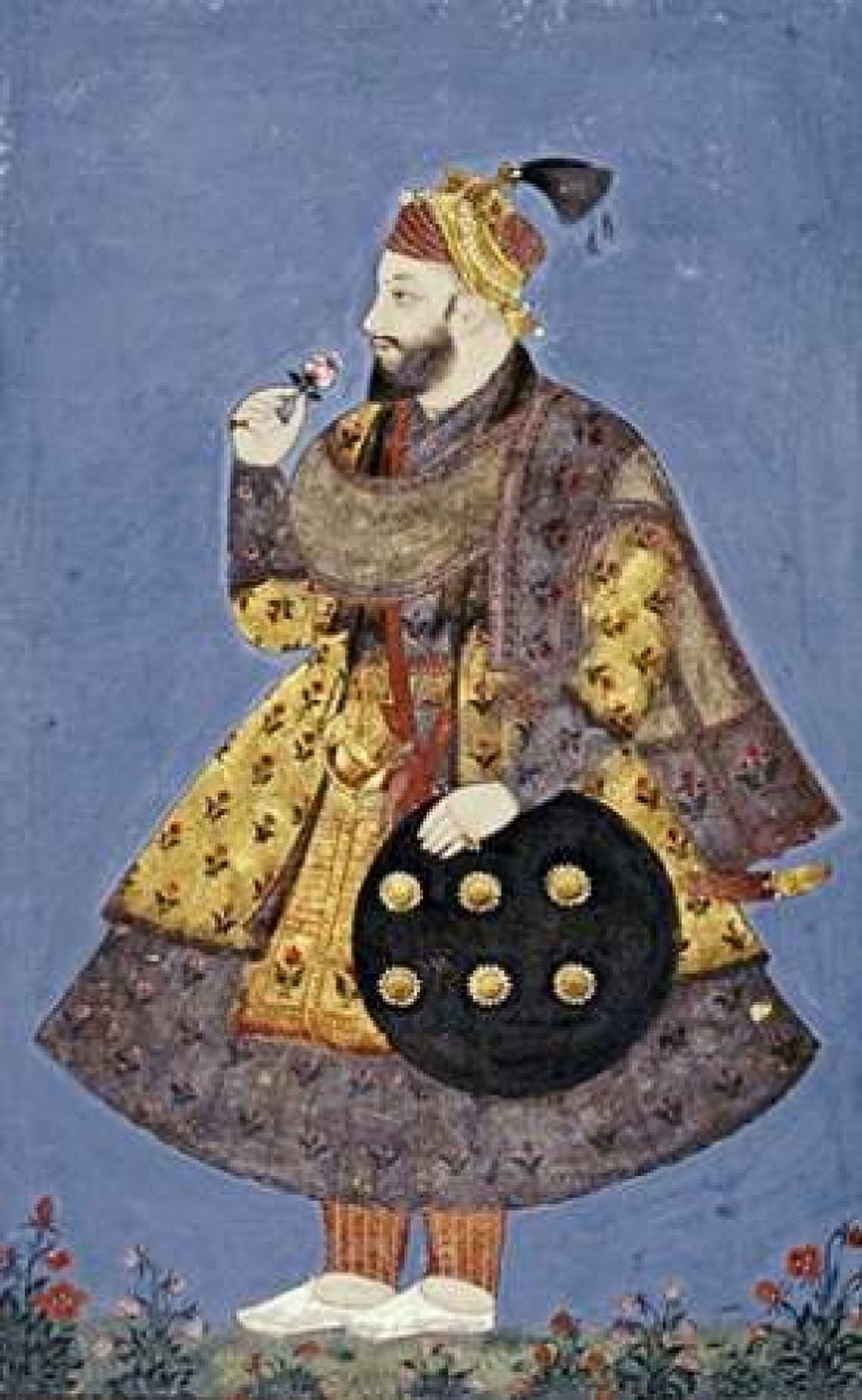 Sultan Abul-Hasan of Golconda Canvas Art - Ustad Murad Bikaner (24 x 36)
