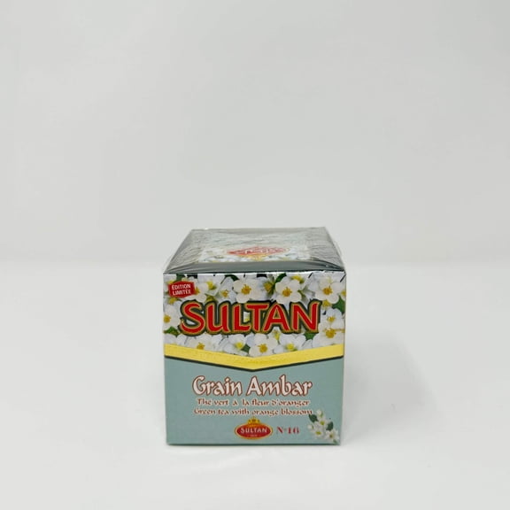 Sultan Grain Ambar orange blossom Moroccan Green Tea