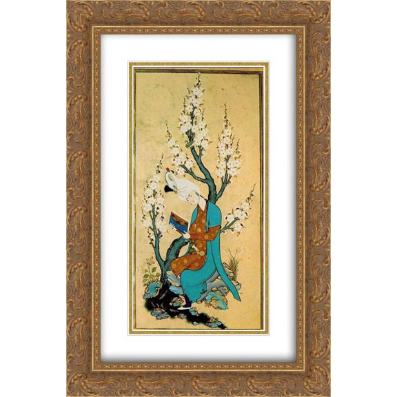 Sultan Muhammad 2x Matted 16x24 Gold Ornate Framed Art Print 'unknown title'