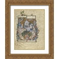 thumbnail image 1 of Sultan Muhammad 2x Matted 20x24 Gold Ornate Framed Art Print 'The court of Gayumars', 1 of 2