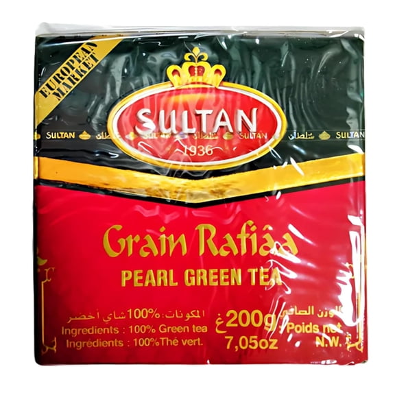 Sultan Tea Moroccan Greentea Grain Rafiia 200g