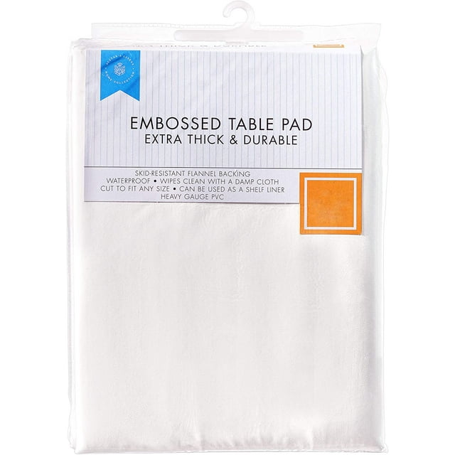 Sultan's Linens Extra Thick Durable Vinyl Table Pad Waterproof with