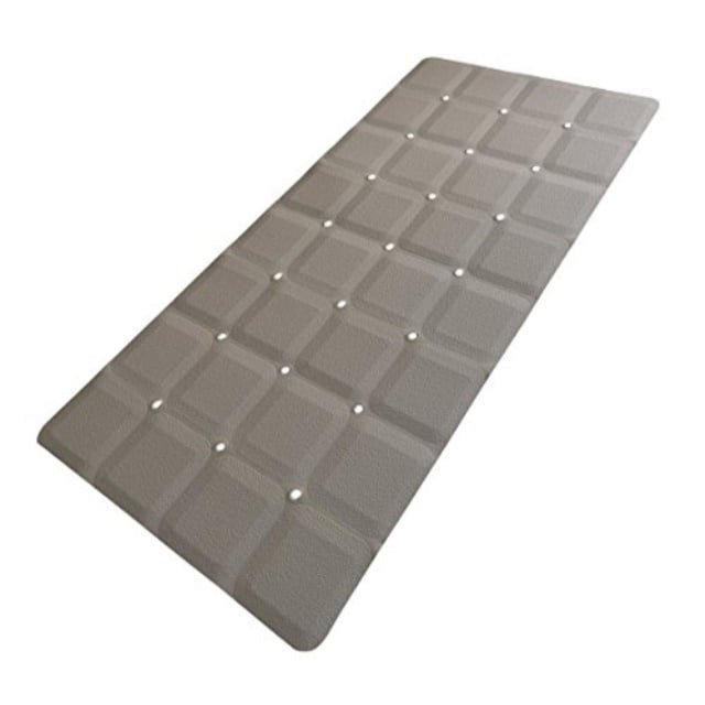 Sultan's Linens Foldile Non Slip Rubber Bath Mat For Textured Tub and