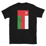 Sultanate of Oman Muscat Distressed Flag Short-Sleeve Unisex T-Shirt