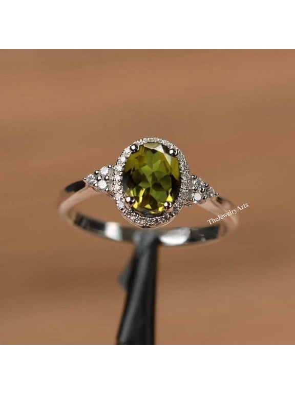 Sultanite Color-Changing Gemstone 925 Sterling Silver Ring Oval Cut Women’s Handmade Jewelry, Perfect Mother’s Day Gift Black Vermeil 5