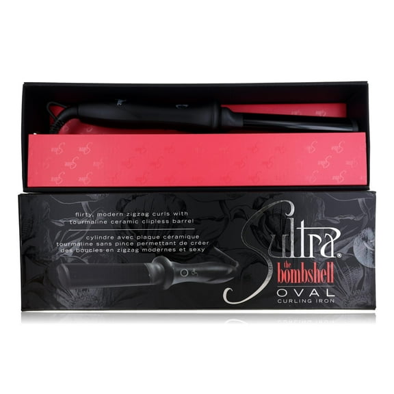 Sultra Rod Curling Iron Bombshell Oval 40 Watts 110/220 Volt, Ideal for Travel as well Made in Korea