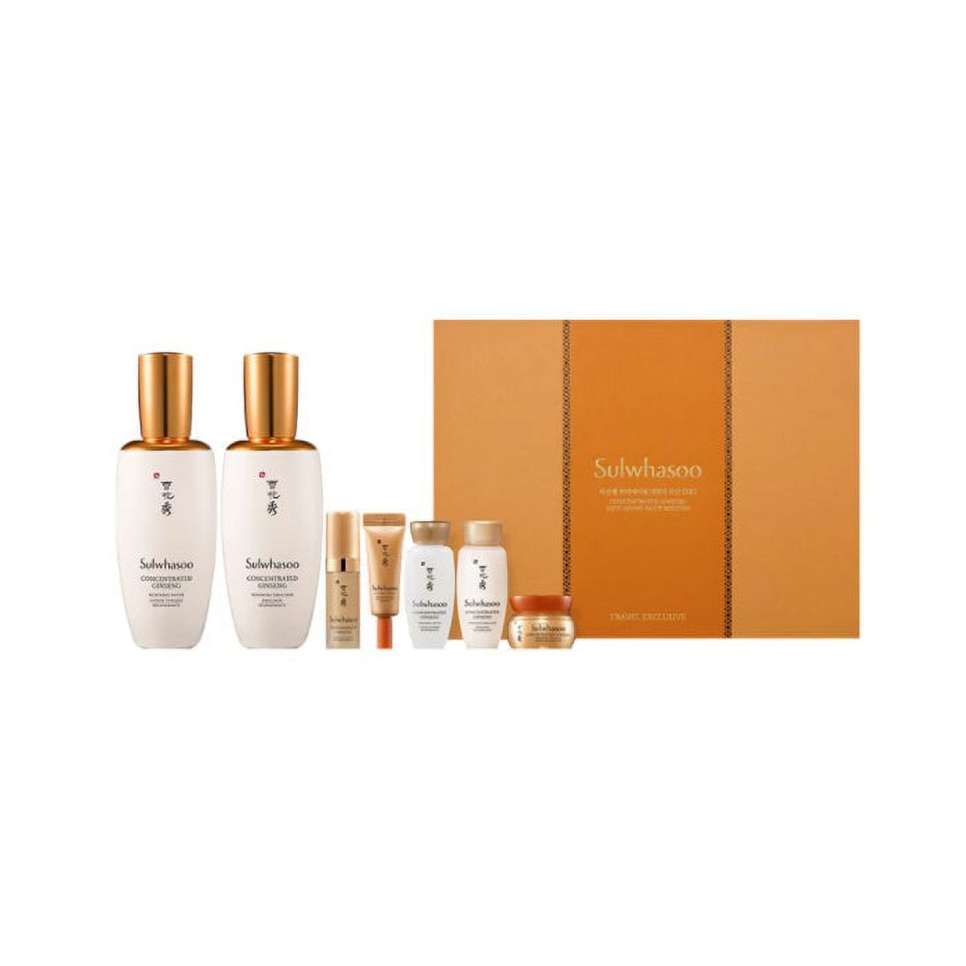 Sulwhasoo Concentrated Ginseng Anti-Aging Kit - 5 Item Travel Set, K-Beauty Skincare