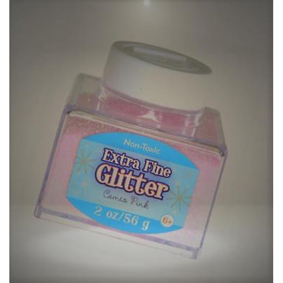 Sulyn 2oz. Glitter Stacker Jar- Cameo Pink